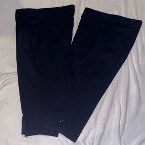 2 pair navy blue capris, Size 16 classic fit